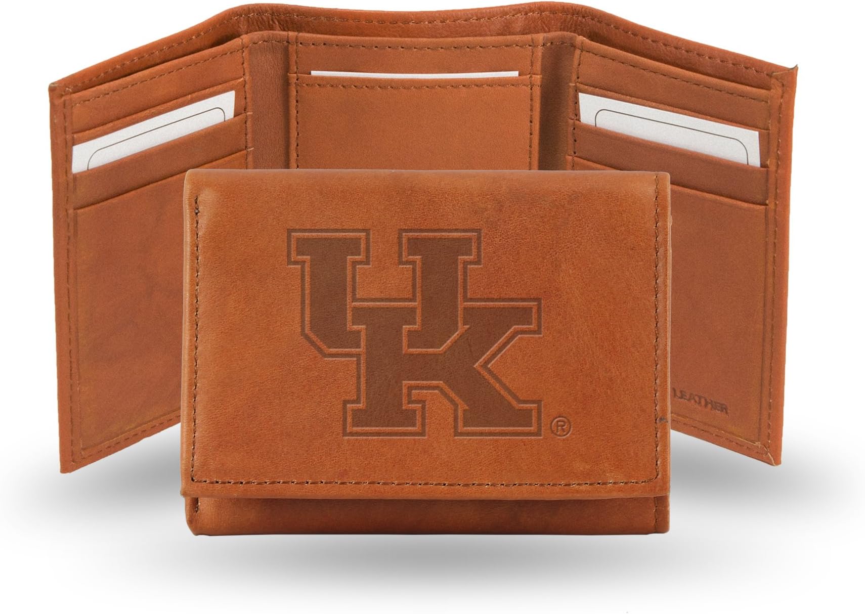 Rico IndustriesNCAA Alabama Crimson Tide Embossed Leather Trifold Wallet, Tan