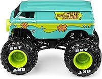 Vista 4 de Monster Jam, Camiones monstruo fundidos a presión oficiales de Scooby Doo vs. Mysterty Machine, escala 1:64, paquete de 2