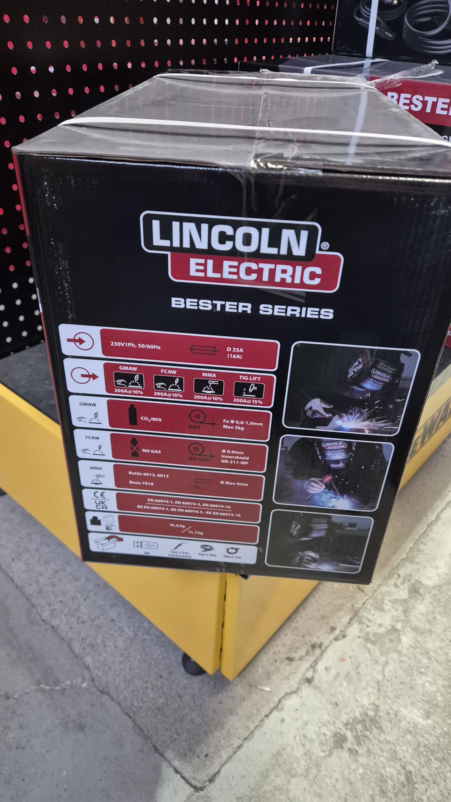 Soldador Multifuncional Inverter Bester MIG 200-S con Synergia y MMA/TIG Lift