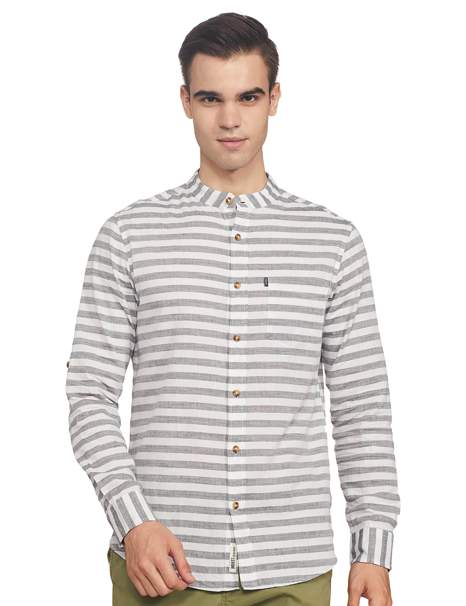 Amazon Brand - INKAST Men's Slim Fit Casual Shirt