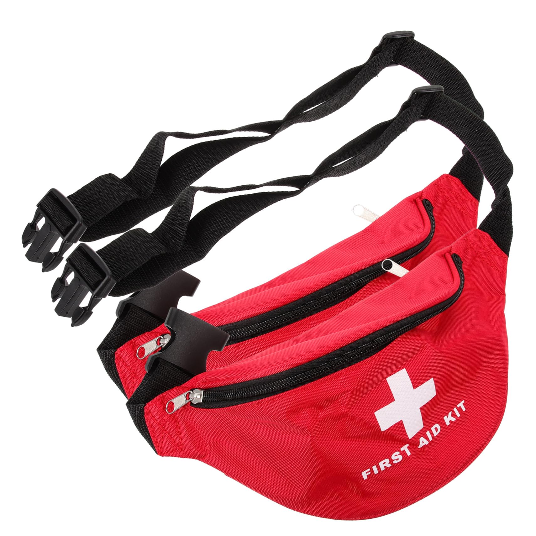 Parliky 2pcs Portable First Aid Medicine Bag Emergency Waist Bag with Large Capacity for Travel Outdoor and Marathon Ideal for Family Car and Home Emergency Kits