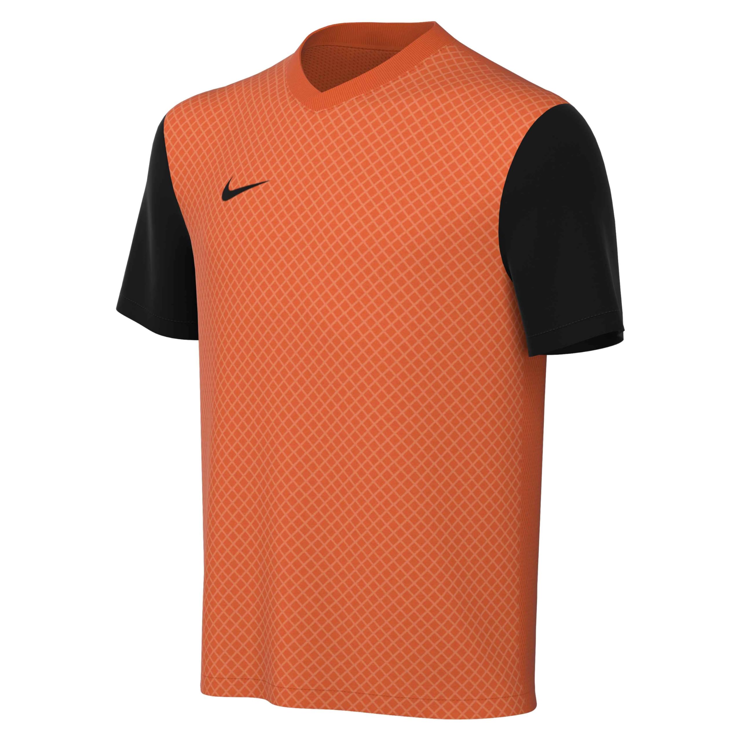 Nike Junior Tiempo Premier Ii Ss Shirt Orange/Black