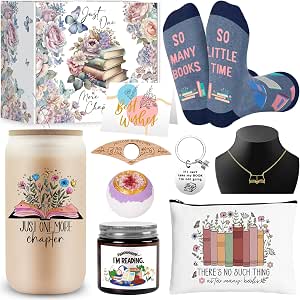 Yetene Book Lovers Gifts for Women, 10 Pcs Bookish Reading