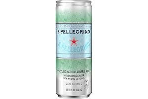 Freska Sparkling Natural Mineral Water Pack of 8 (11.15 Fl. Oz per Can)