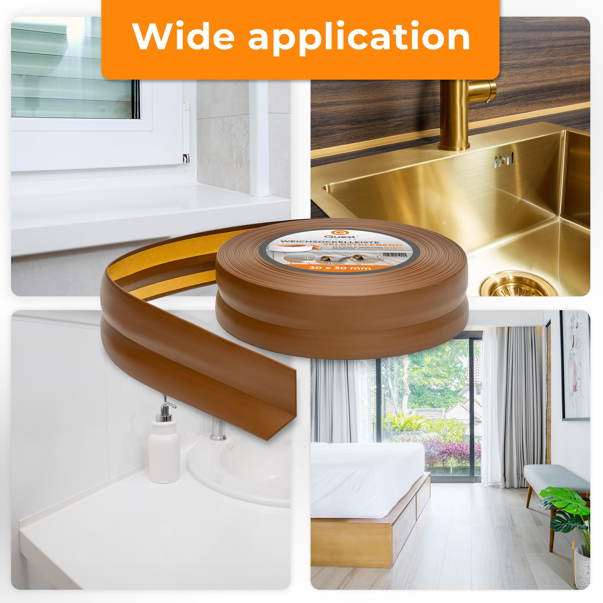 Tappeto Per Esterni Eco-Beauty - 70x130 Cm, PVC, Antiscivolo, Per Giardino - Foto 4