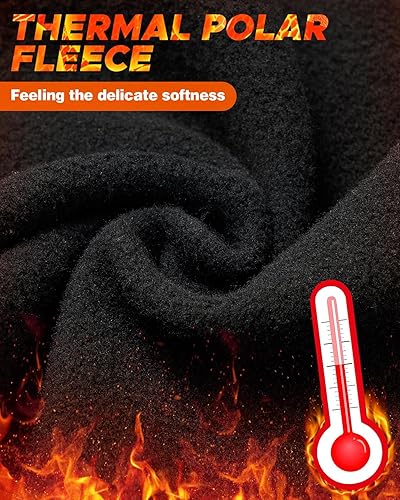 Miniatura 4 de Pasamontañas con diseño movible para hombres y mujeres, forro polar para invierno, para clima frío, esquí, trabajo al aire libre