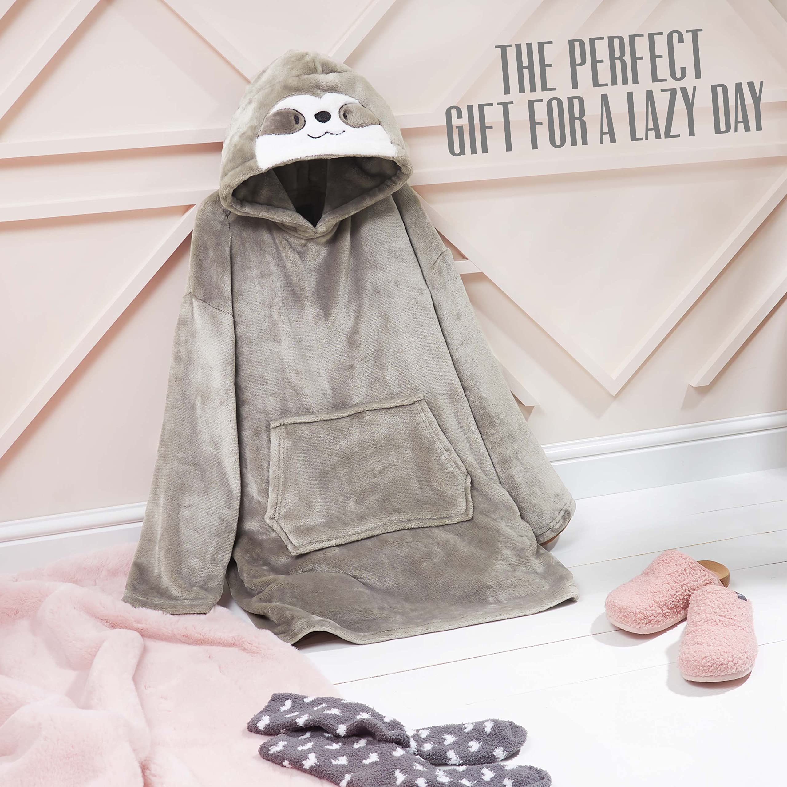 CityComfort Felpa Coperta Oversize con Cappuccio Bambina Ragazza