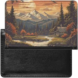 Passport Holder For Travel Women Men Personalized Great Outdoors Print Passport Wallet Cover Case For Travel Must Haves Accessories