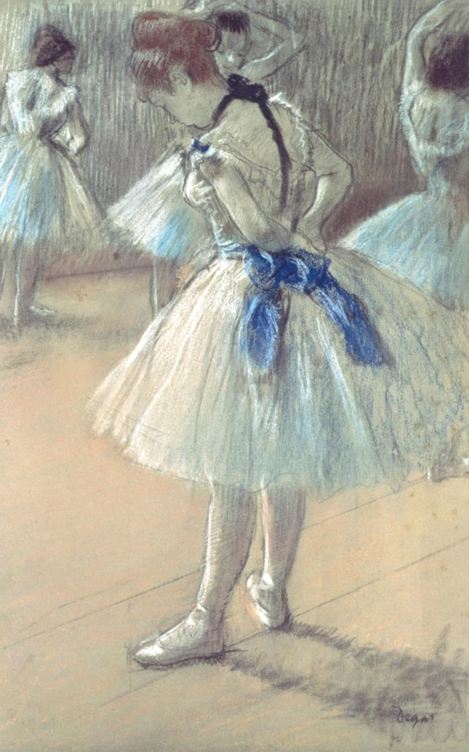 POSTERIIk Famous Print Pop Art Wall Art Graffiti Dancer by Edgar Degas Art Prints for Home Decor 60x90cm