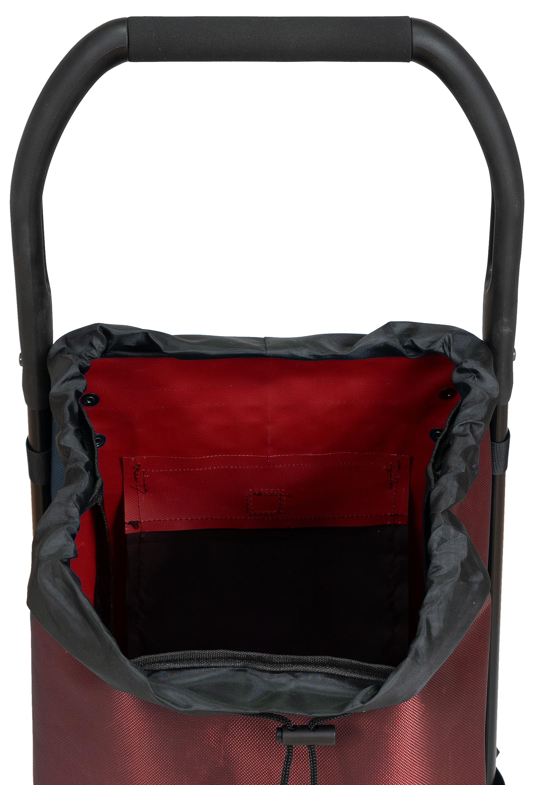 Duett Muuvi Carro de la Compra a 2 o 4 Ruedas, chasis Muy Ligero, Fabricado en España, Color Rojo