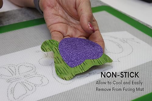 Miniatura 4 de La alfombrilla de fusión de precisión (17 x 24 pulgadas) incluye alfombrilla antideslizante y antiadherente con diseño transparente para la creación