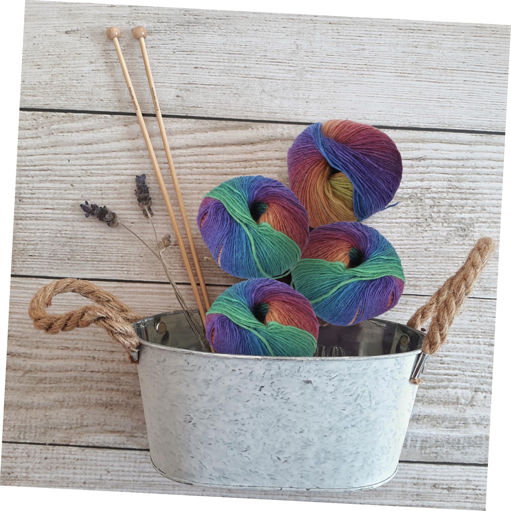 STOBOK 6rollen Bunte Wolle Farbverlauf Wolle Strickgarn Für Handarbeiten Geeignet Für Stricken Von Mützen Kleidung Socken Und Weiteren Kreativen Projekten Für Zuhause Und Bastelbedarf