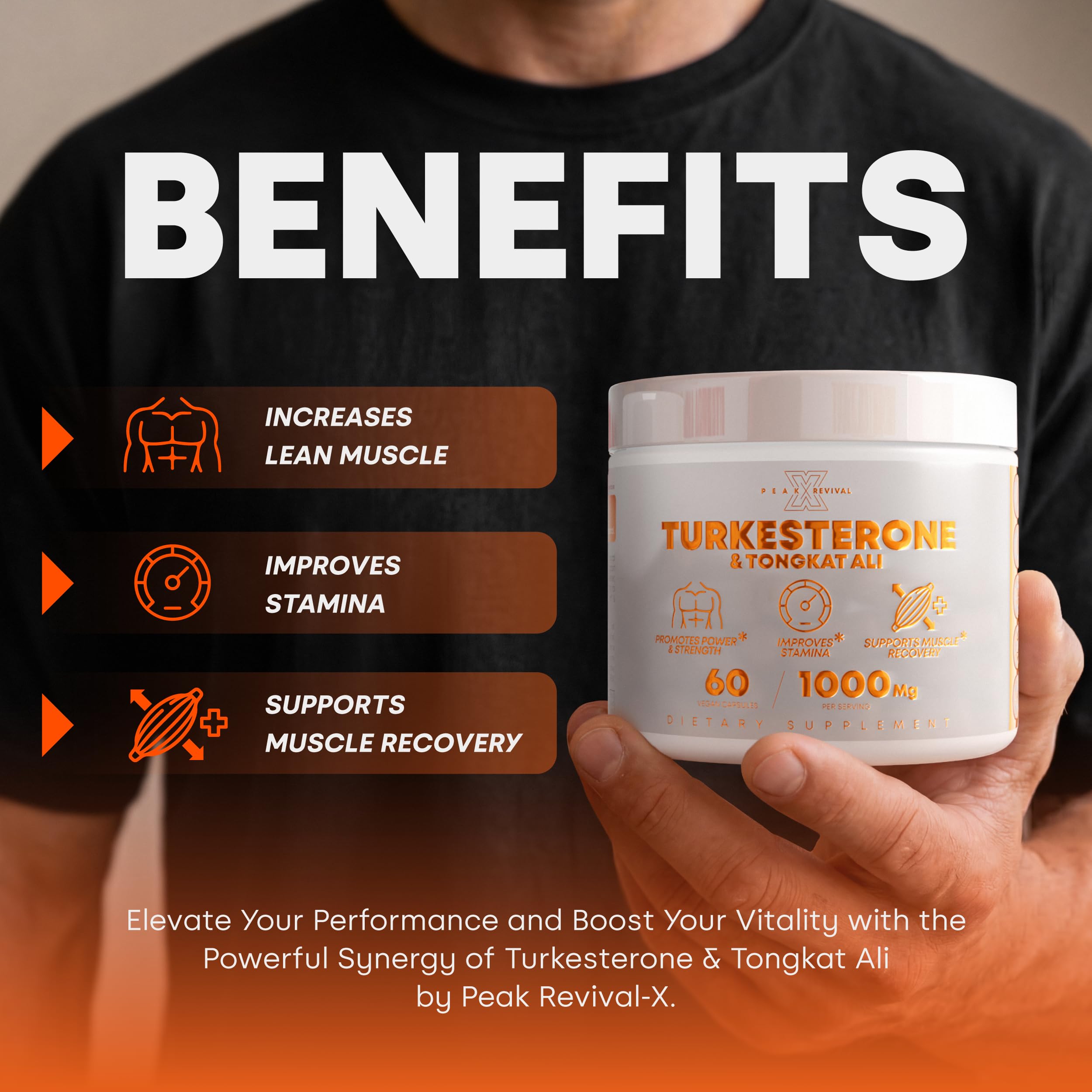 Turkesterone Tongkat Ali Supplement for Muscle Strength & Recovery Support — Amazon image 2