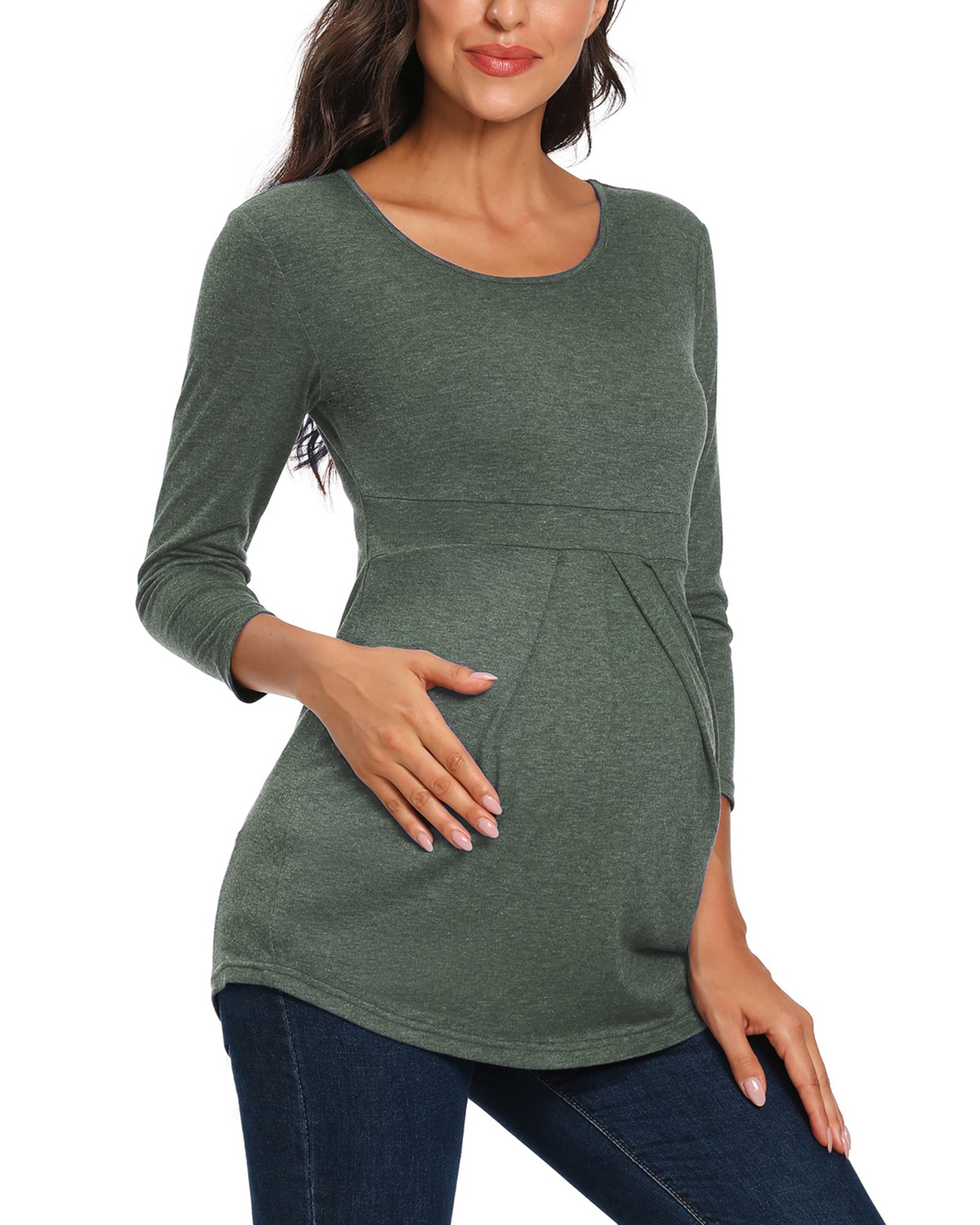 T-shirt d'allaitement à manches courtes pour femme