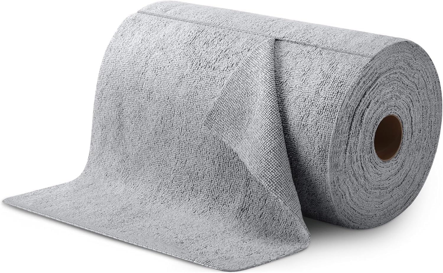 HyndrixHyndrix Microfiber Cleaning Cloth Roll 20 Pack - Reusable Paper Towels Washable Roll Tear Away for Kitchen Car 25 * 25 cm (Grey) (1 roll)