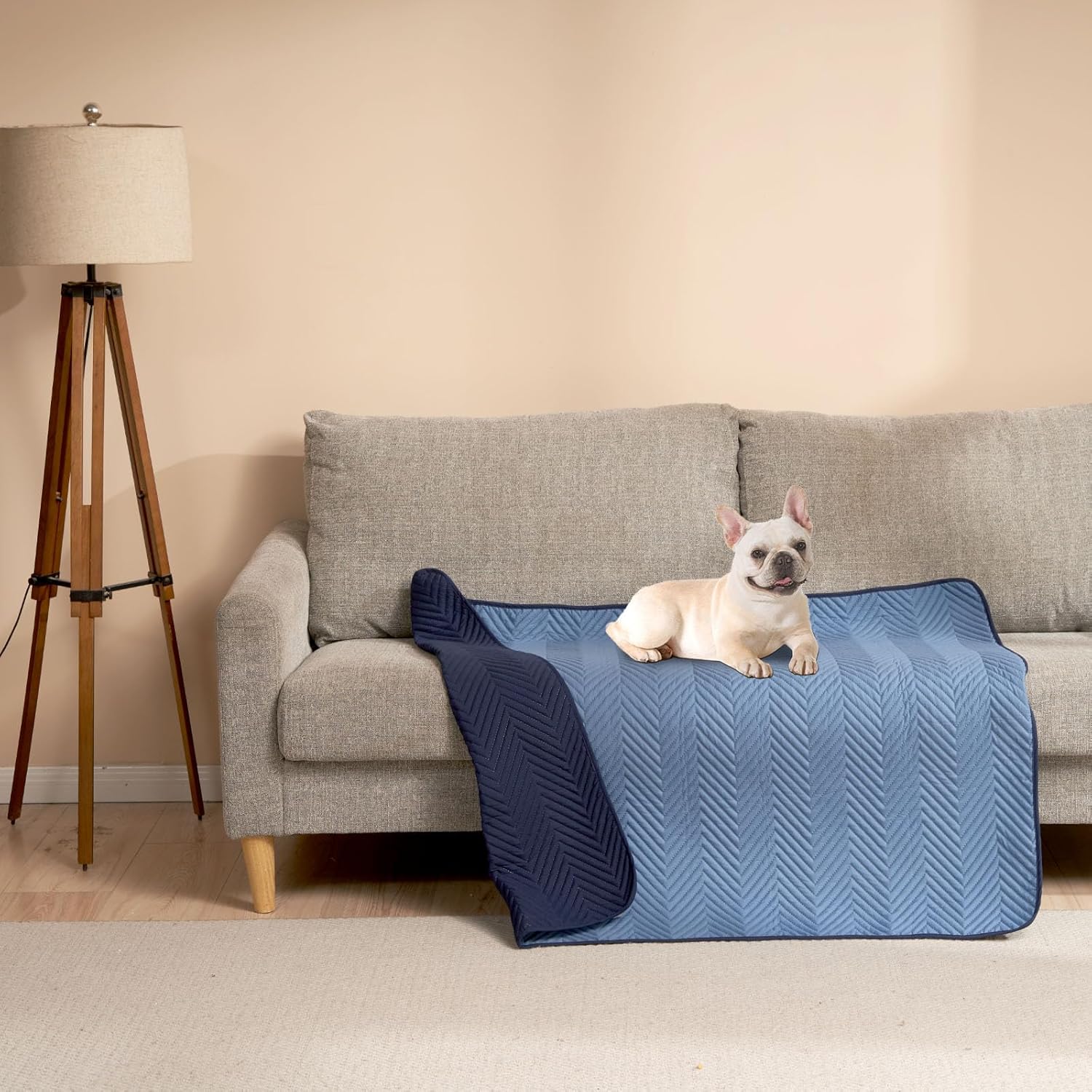 blunique Water Repellent Dog Bed Cover Medium Reversible