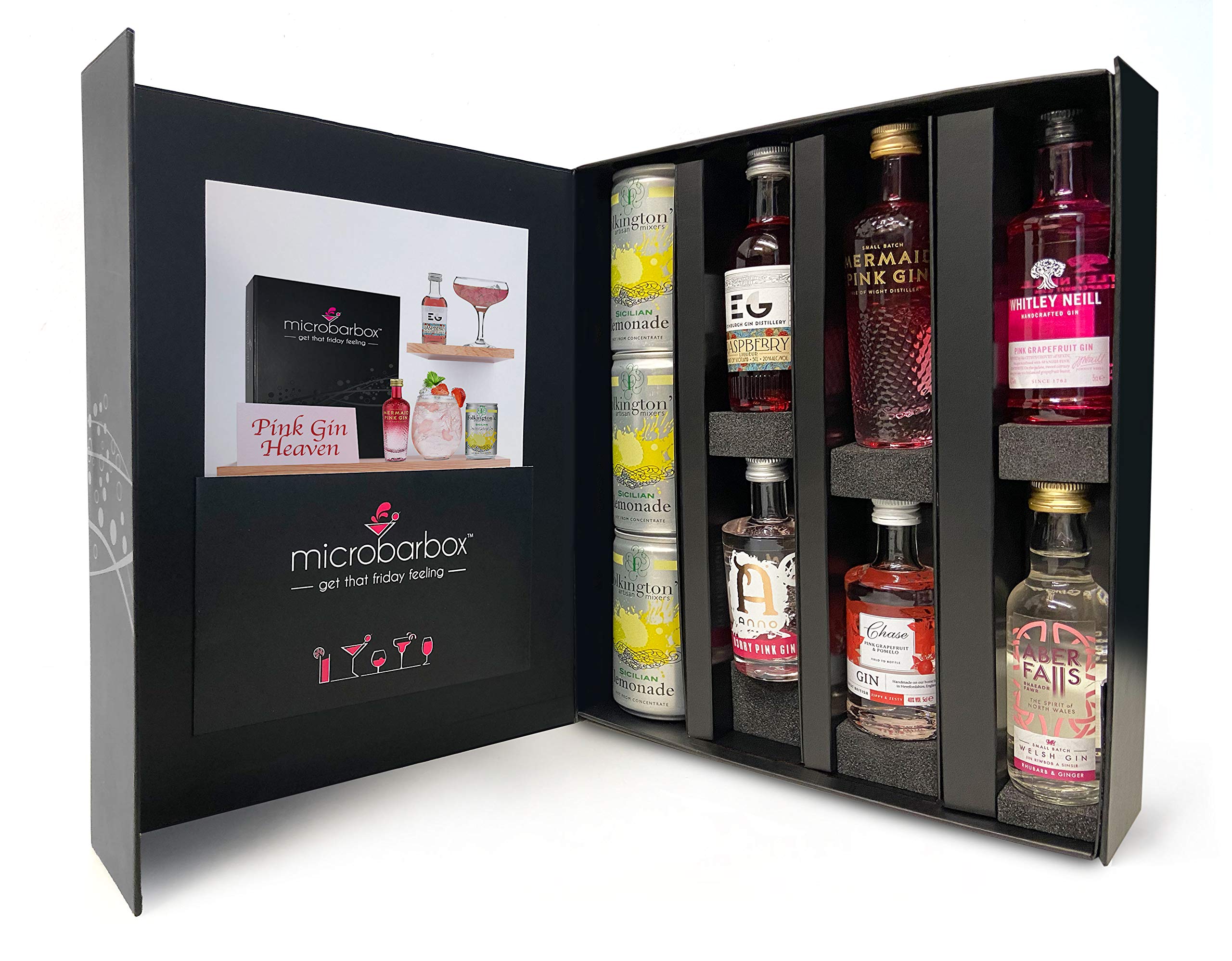 Buy MicroBarBox Pink Gin Heaven Gift Set with Lemonade including