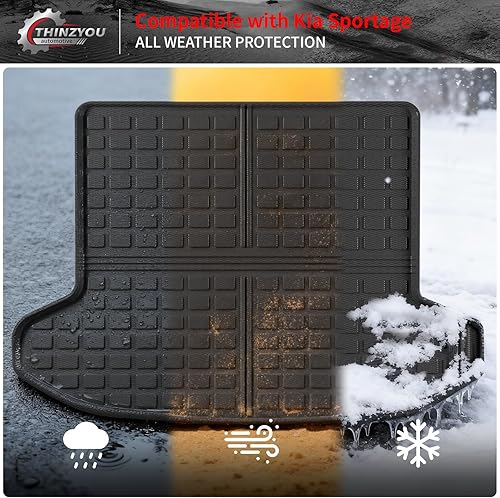 Vista 75 de alfombra de carga para maletero, protector de cubierta de asiento trasero de elastómero termoplástico Alfombrillas para respaldo+alfombrilla