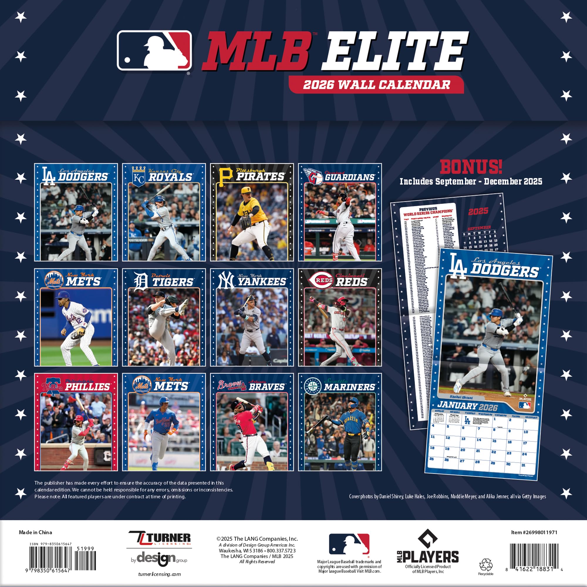Amazon.co.jp: MLBオールスター（大谷翔平 掲載） 2026年 壁掛け