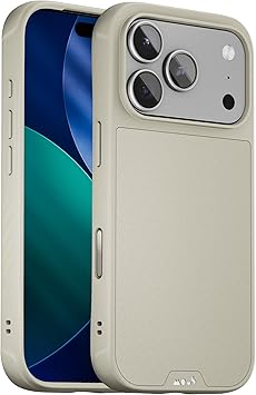 Mous voor iPhone 17 Pro Case, Camera Bedieningsknop, Compatibel met Qi2 MagSafe - Limitless - Walnotenhout - Schokbestendig Krasbestendig, Bruin
