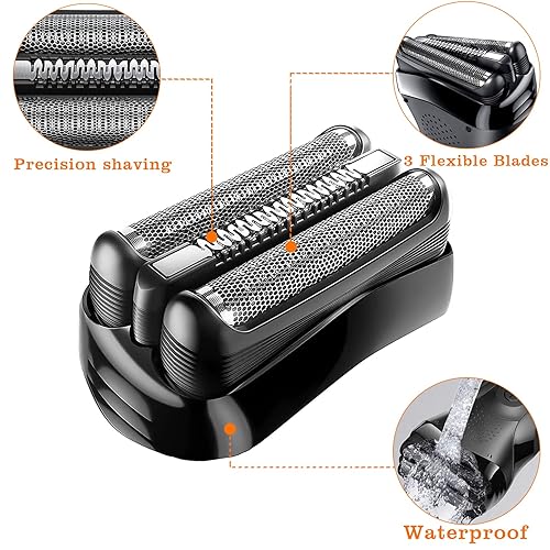 Miniatura 3 de 3 Series 21B - Cabezales de repuesto compatibles con 3 Braun-Series, 21B Foil & Cutter Braun Cabezal de repuesto - Serie 3 21B Cabezal de afeitadora