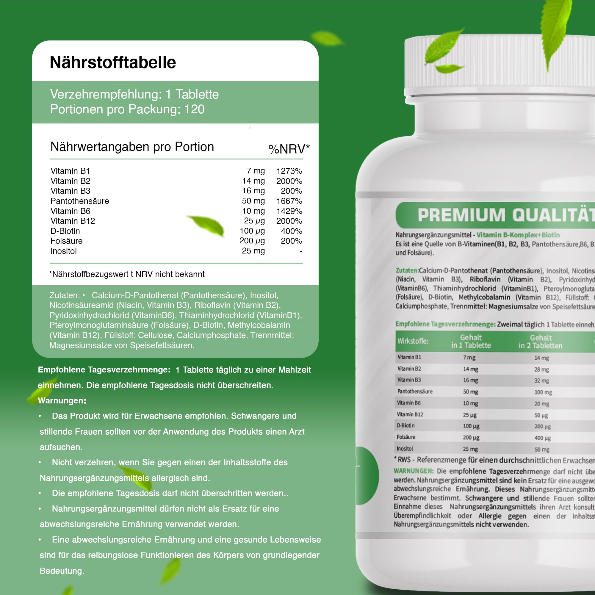 Medfuture WITAMINA B Complex Kompleks B1 B2 B3 B5 B6 B12 Biotyna