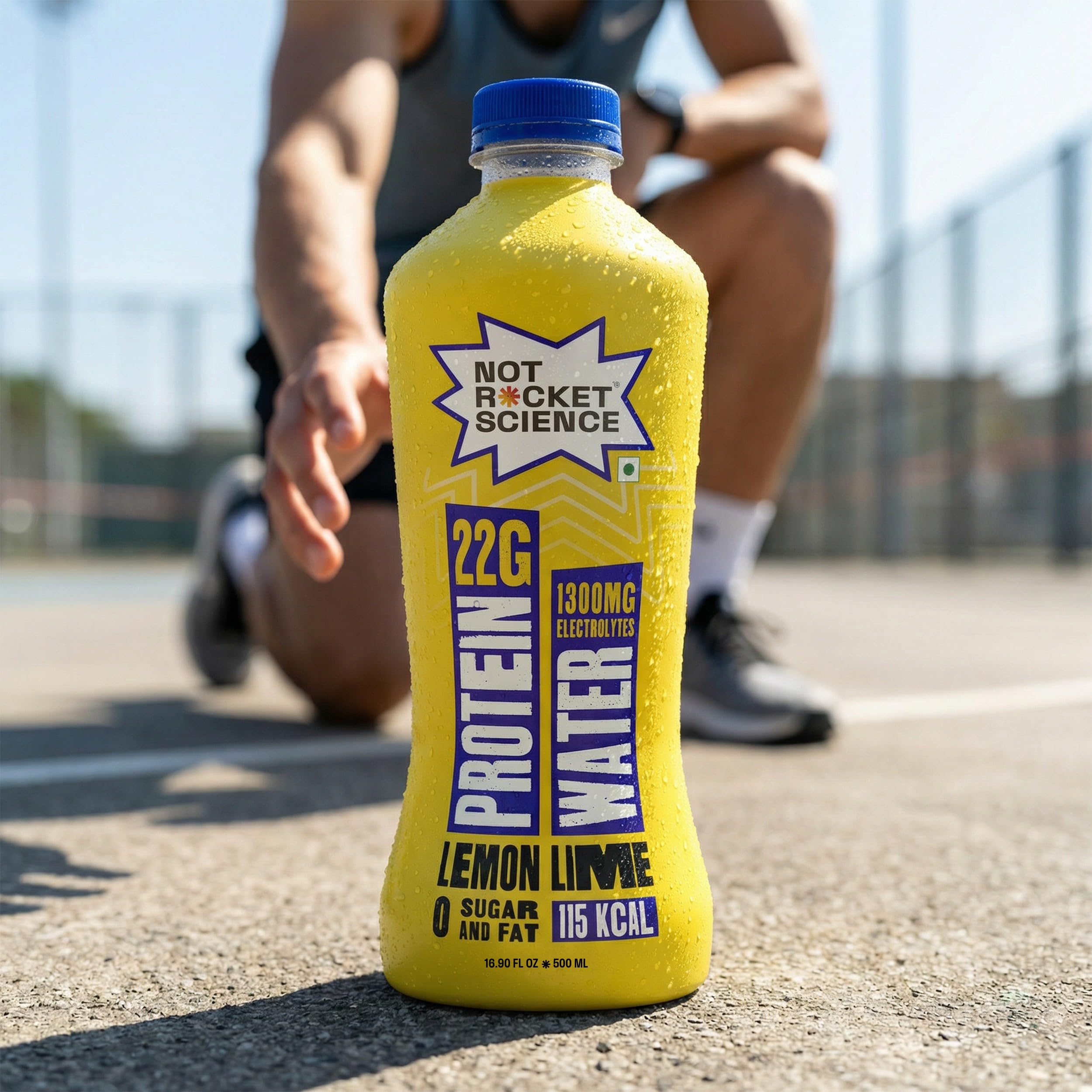 Not Rocket Science Protein Water - Lemon Lime | 22g Clear Whey Protein Isolate | 1300mg Electrolytes | 5g BCAAs | Zero Sugar | High Protein Drink | 500ml Pack of 24 — Amazon image 7