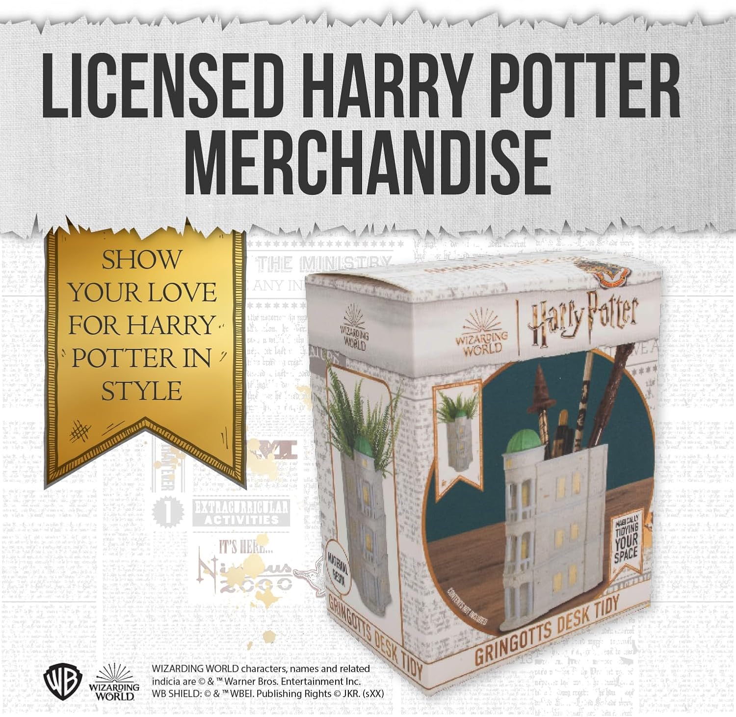 Blue Sky Studios Harry Potter Gringotts Pencil Pot
