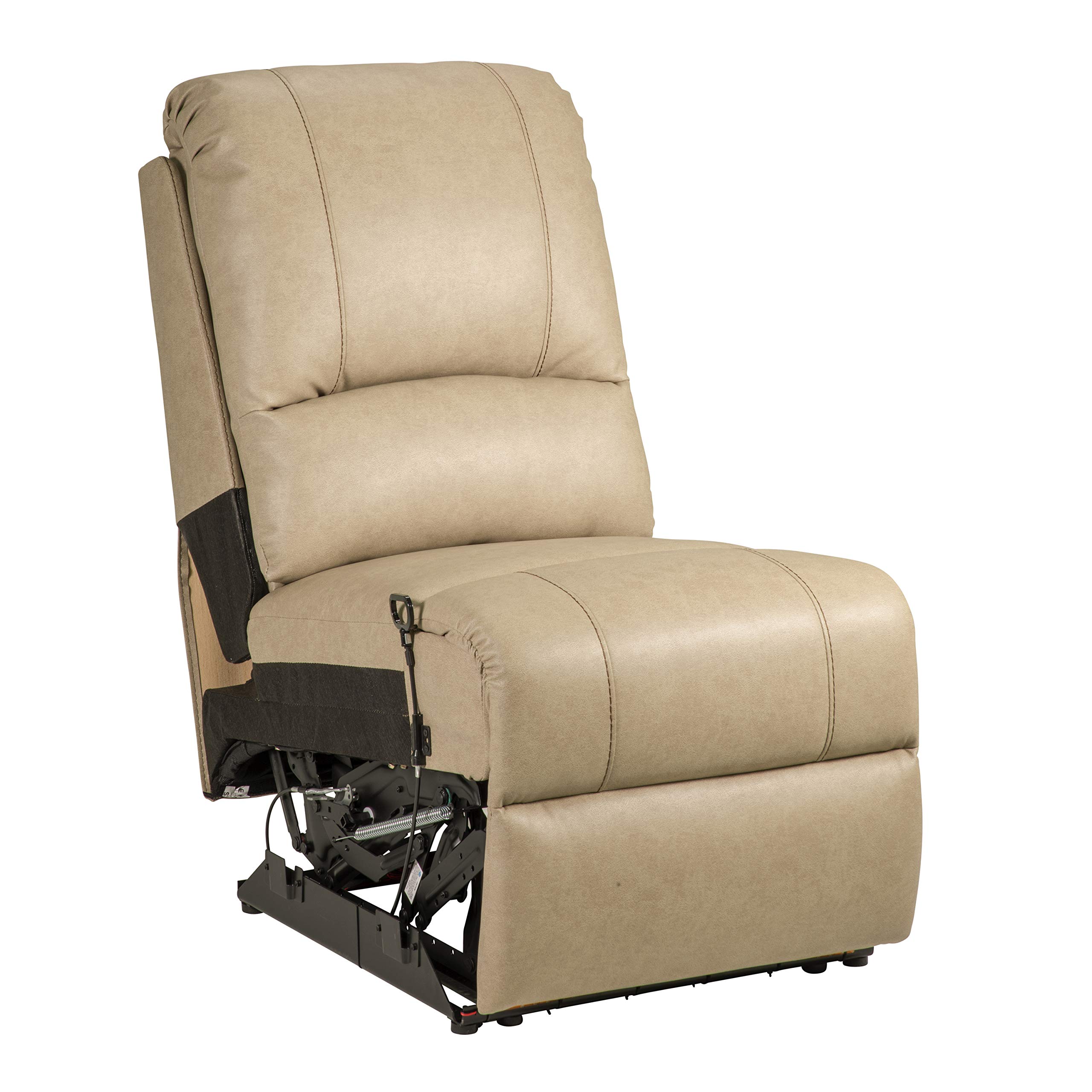 Thomas Payne 759226 Grantland Doeskin 23" x 38" x 40" RV Modular Theater Seating Armless Recliner