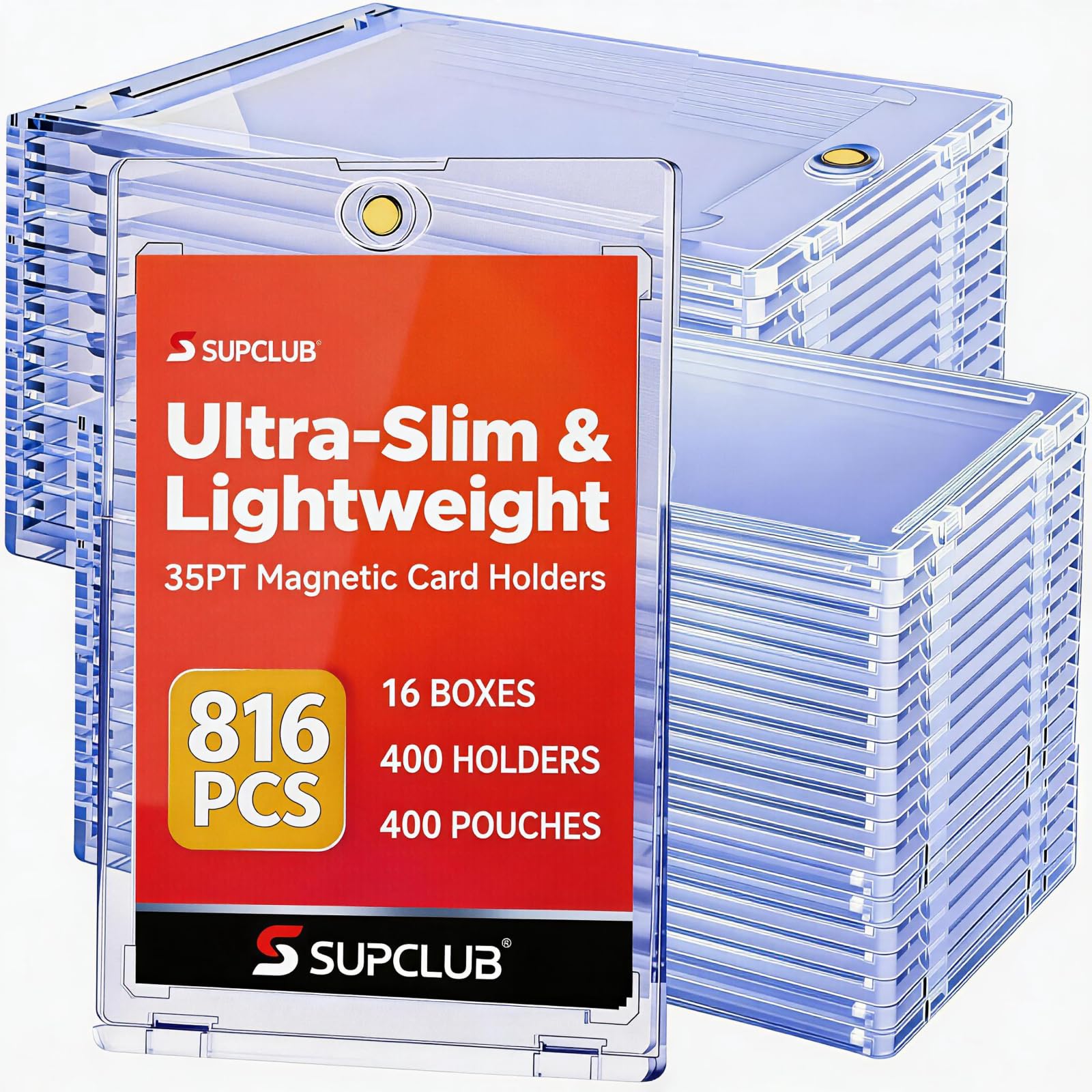 Amazon.com: Magnetic Card Holder 400 Packs, Premium 35pt One Card