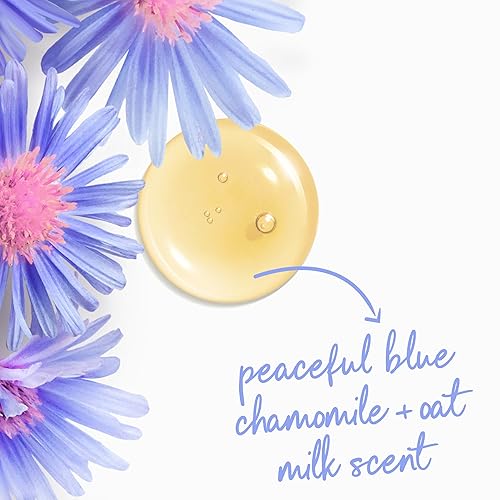 Miniatura 4 de Dove Gel de baño con bomba de manzanilla azul antiestrés y leche de avena, 3 unidades para una piel renovada y de aspecto saludable, limpiador