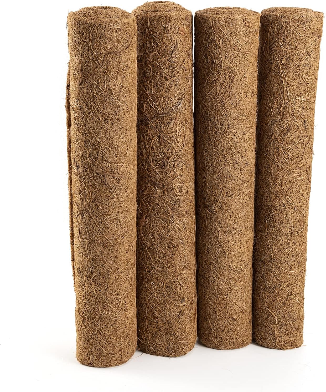 4 Rolls Coconut Coir Liner Roll Coco Plant Fiber Roll, Coconut Palm Mat, Coconut Fiber, Gardening, 16x40inch (16x40 inch)