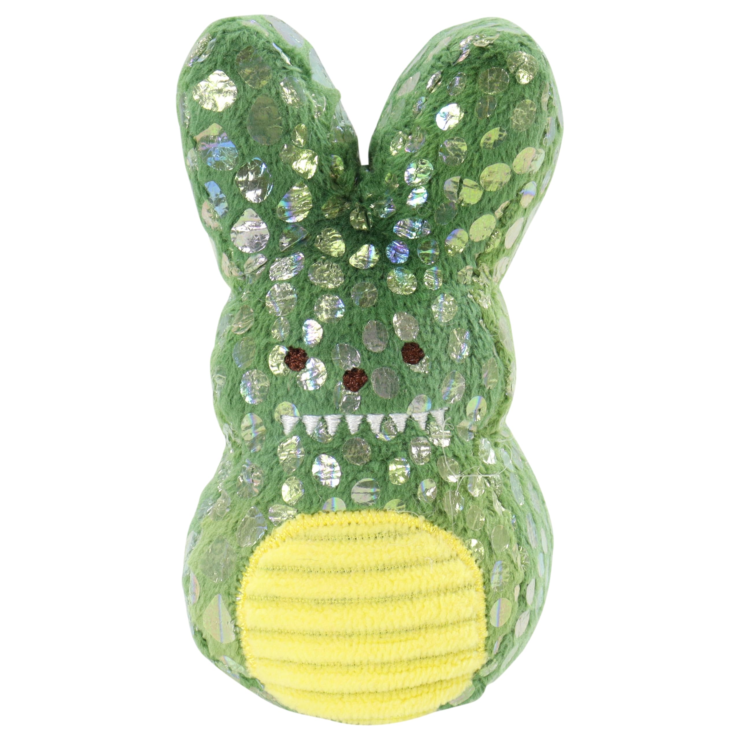 Animal Adventure | Peeps | 4” Collectible Palm Pet Bunny Plush | Green Dinosaur