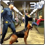 Polizeihund Jagd Verbrechen Stadt U-Bahn Kriminalfall 3D: Cops gegen Räuber Escape Survival Mission Adventure Simulator Spiele Kostenlos für Kinder 2018