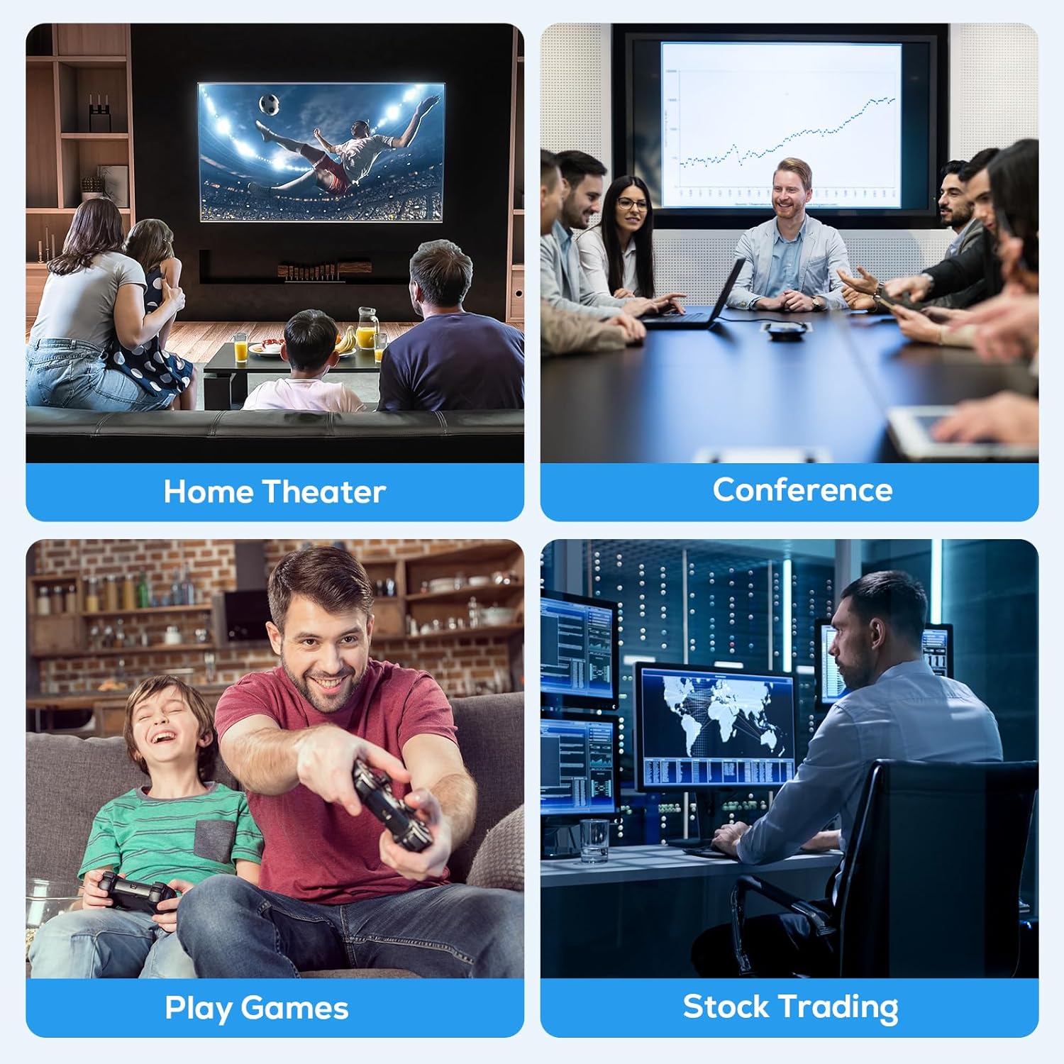ABLEWE USB to HDMI Adapter Usage Scenarios
