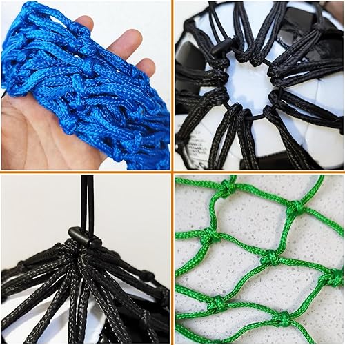 Miniatura 6 de Entrenador de patadas de fútbol, 3 unidades (no incluye pelota), red de retorno ajustable, ayuda de entrenamiento de fútbol para práctica de