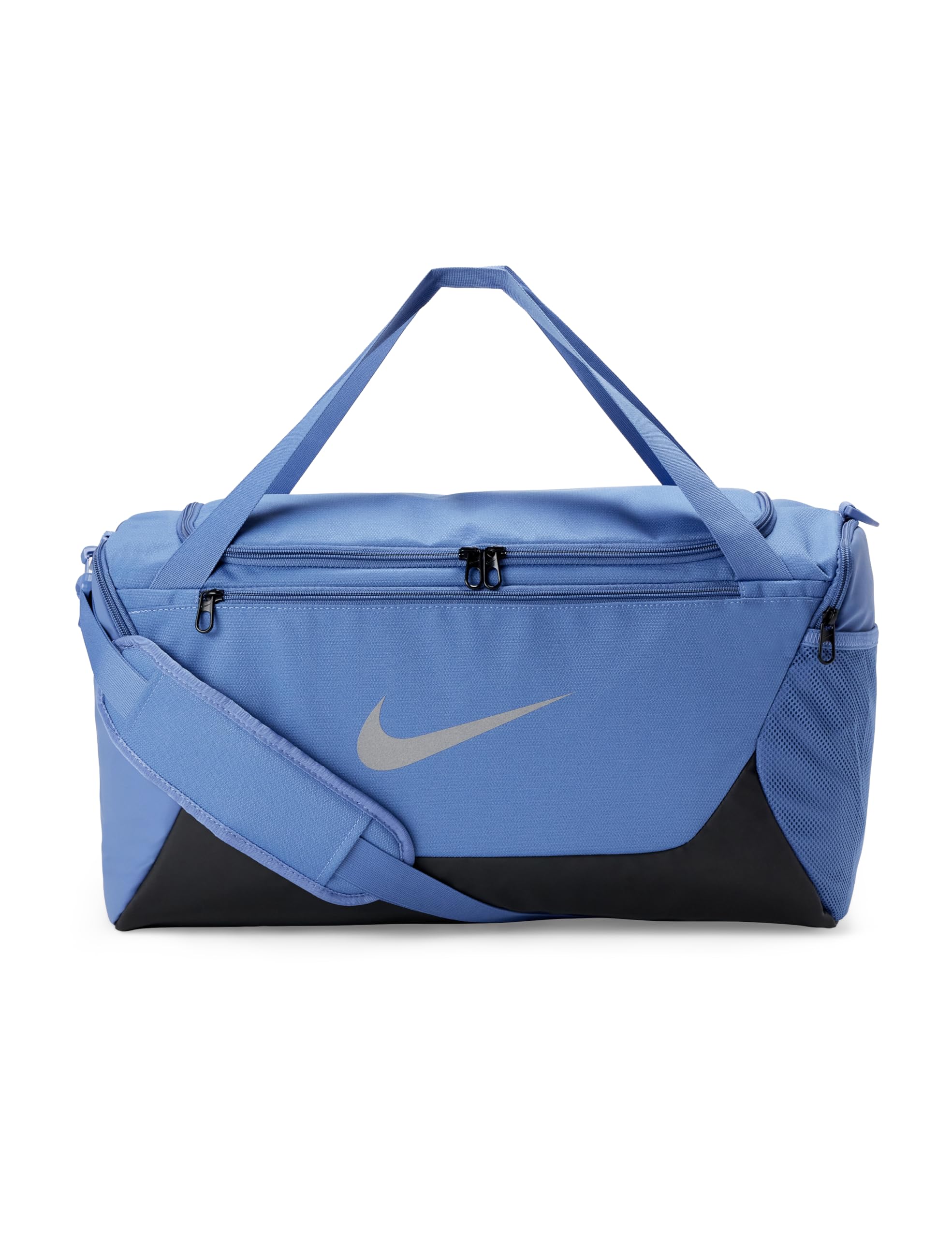 NIKE Unisex Brasilia S - X 40L Duffel, Indigo Storm/Black/Reflect SIL