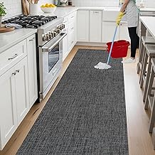 parpyon® Tappeto cucina Antiscivolo Lavabile passatoia LUCY ANTISCIVOLO aderisce perfettamente a terra non piega si PULISCE con un Mocio o panno - tappeti runner moderno (50X240, 65)