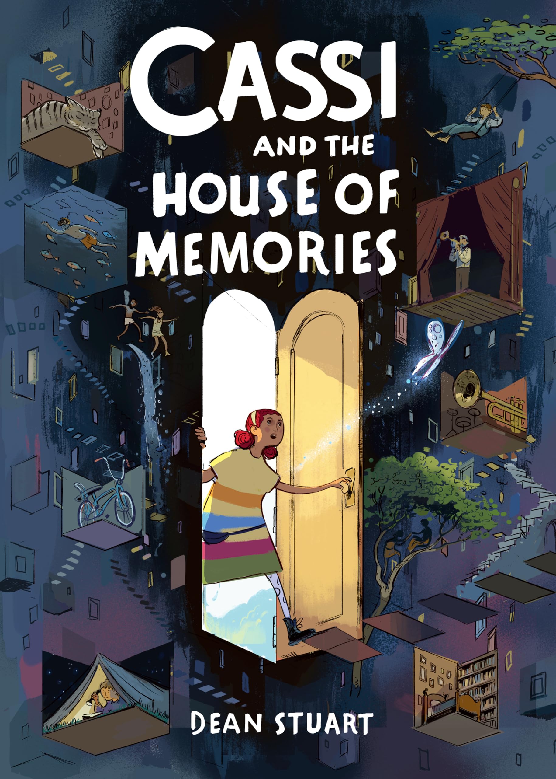 Cassi and the House of Memories: A Graphic Novel.by Stuart, Stuart, New**