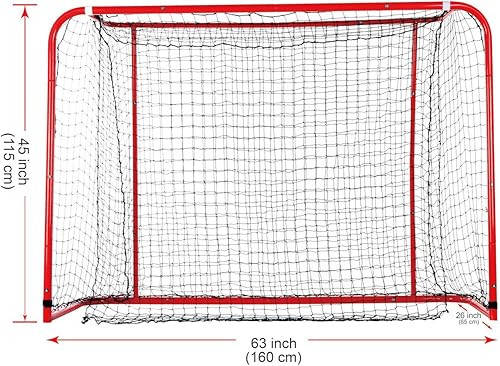 Miniatura 2 de Accufli Portería de Floorball con red segura, tamaño oficial del torneo