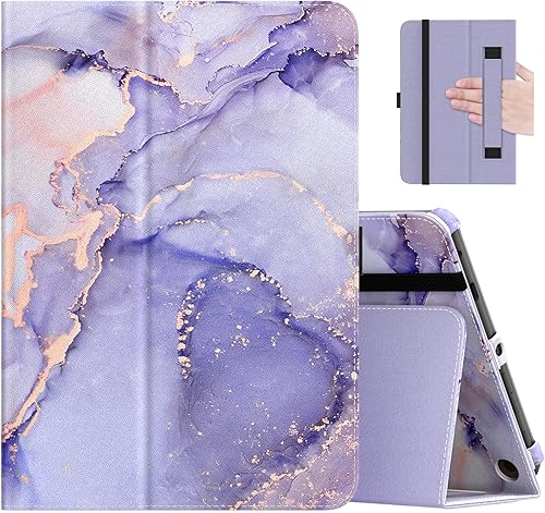 Miniatura 16 de MoKo - Funda compatible con la tablet Kindle Fire HD 8 y 8 Plus (10ª generación, versión de 2020), funda de soporte plegable y diseño delgado