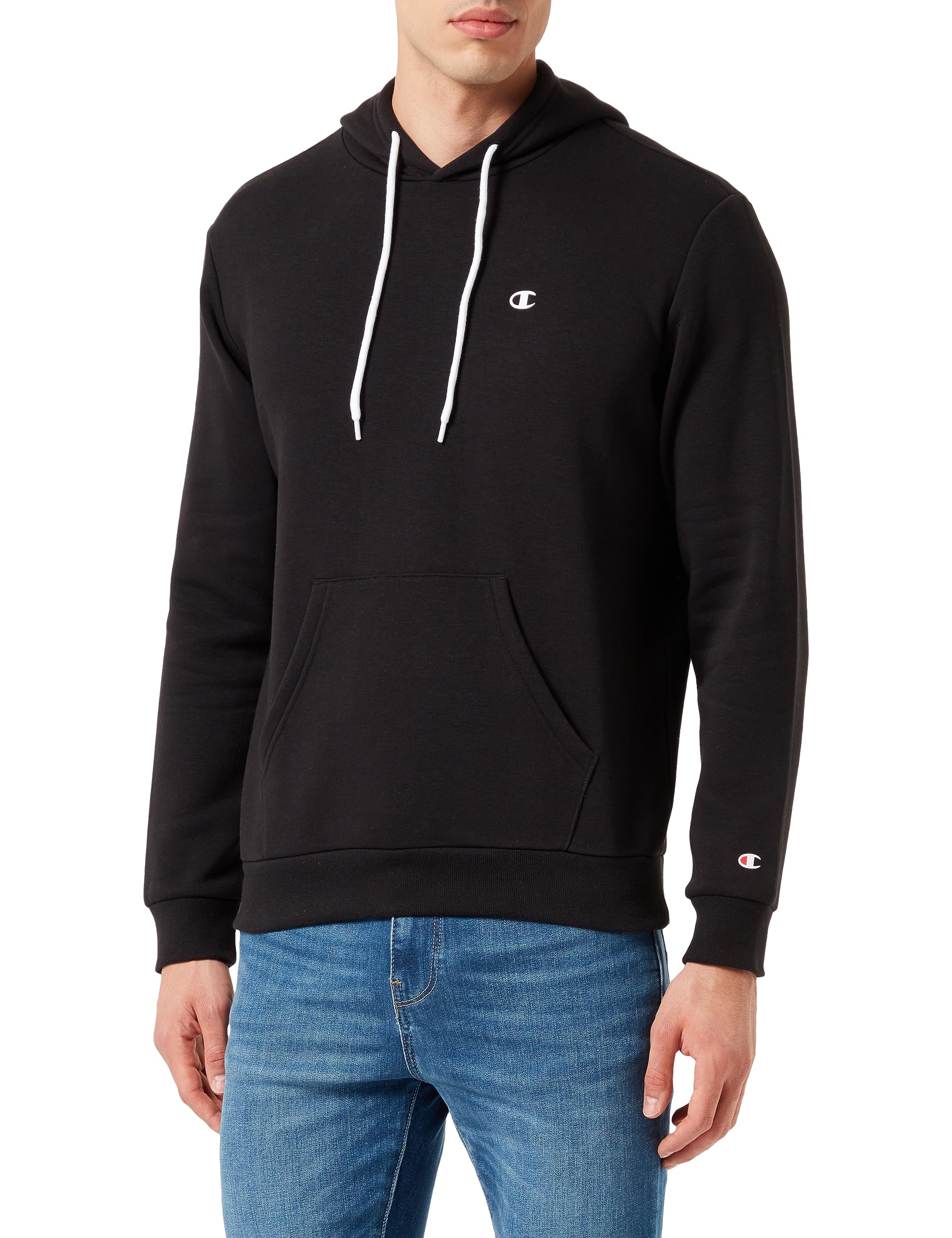 Champion Legacy Basics-Powerblend Fleece Hoodie Men, Nero, S