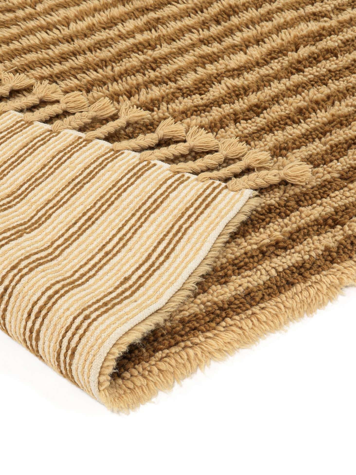 RugVista Ecco Teppich, 200 x 300 cm, Senfgelb/Gelb | Moderne, Rechteckig, Hoher Stapel, Nur chemische Reinigung, Oeko-Tex 100, Wohnzimmer, Schlafzimmer
