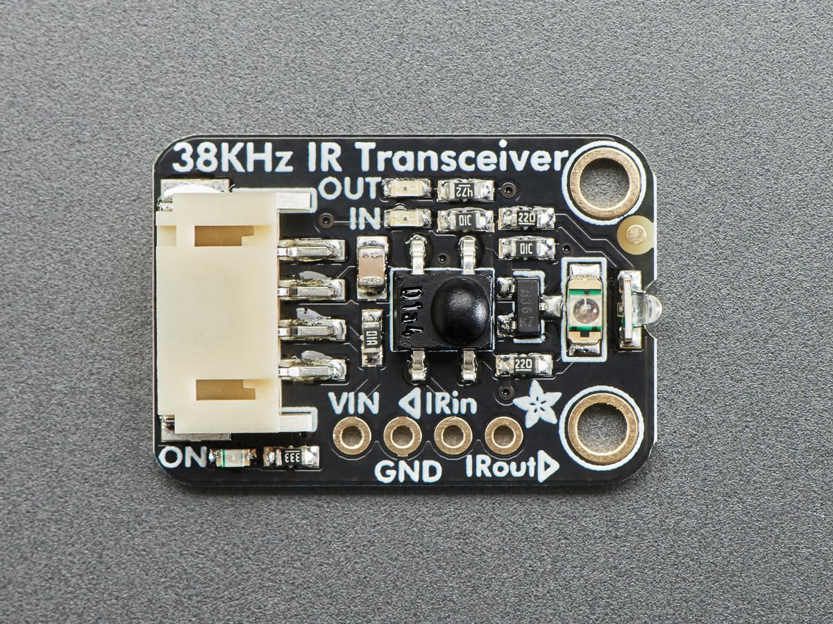 Adafruit Trasmettitore a infrarossi, IR, STEMMA JST PH 2 mm, trasmettitore 940 nm + ricevitore 38 kHz, 5990