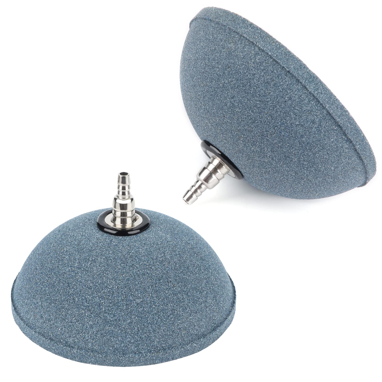 Pawfly Acquario 10cm Pane Pietra d'Aria Diffusore di Bolle Strumento di Rilascio per Pompe d'Aria Pesce Serbatoi Secchi Stagni e Serbatoi DWC, 2 Pack