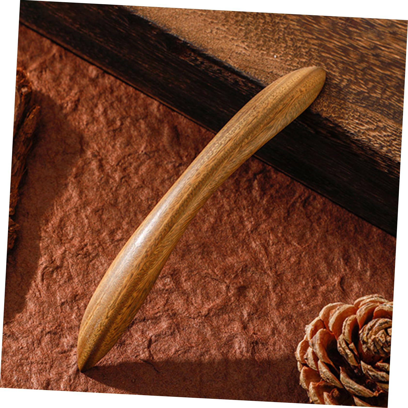 Healeved 5stücke Frauen Haarschmuck Aus Holz Elegante Haarnadeln Für Hochzeiten Langer Haarknoten-stick Aus Grünem Sandelholz Für Frisuren Und -haarstylings