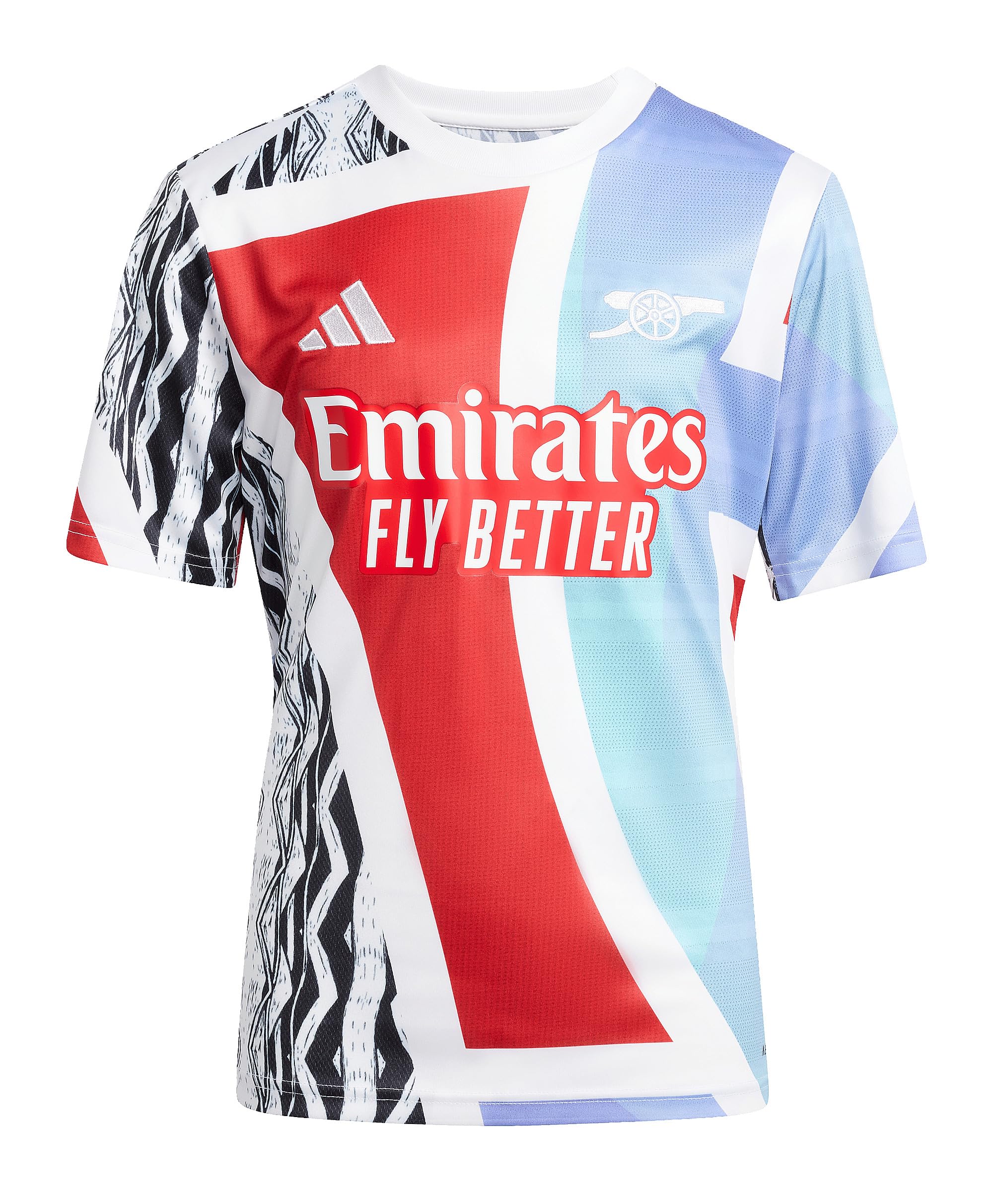 adidas Performance FC Arsenal London Prematch Shirt 2024/2025 Kids Red White 140