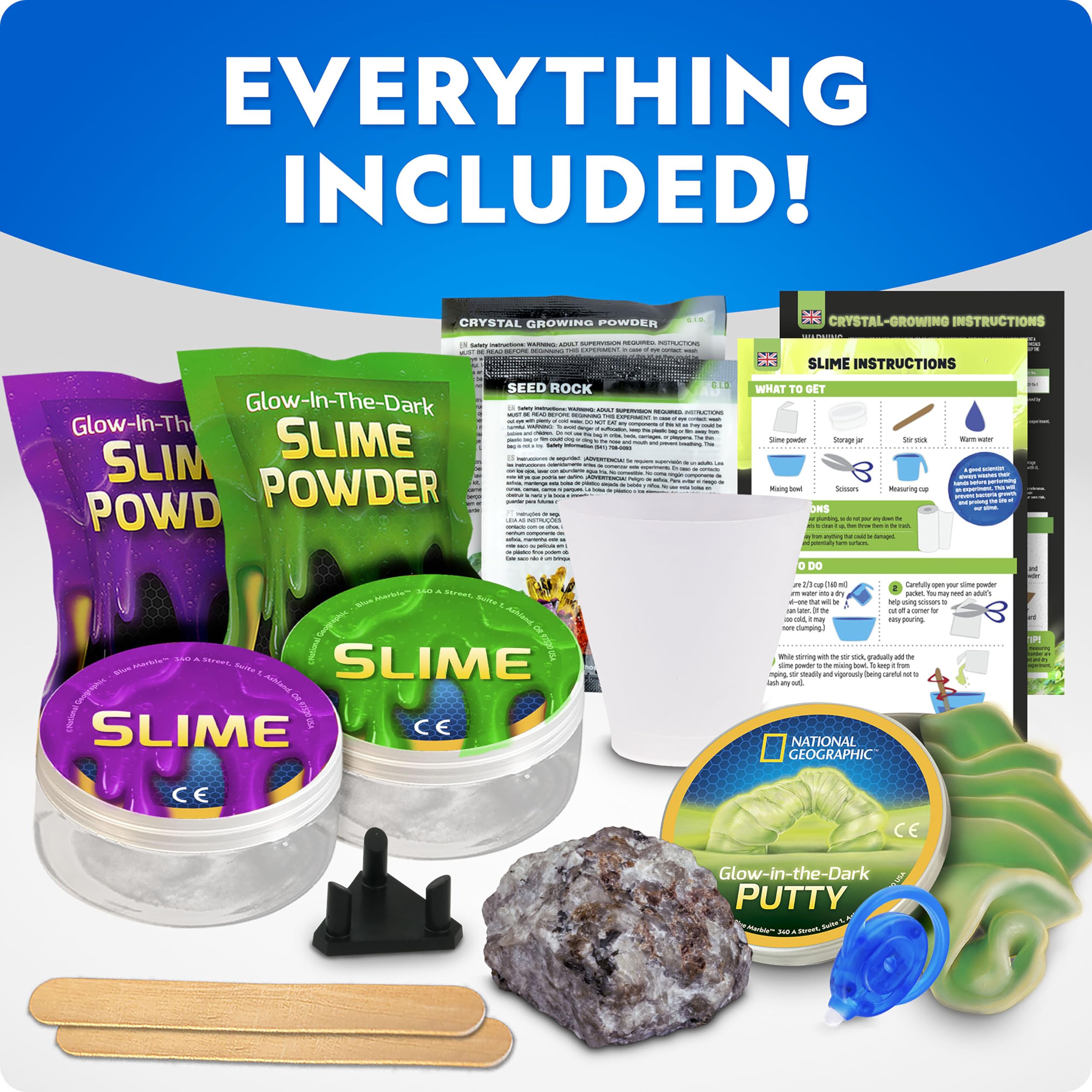 Amazon.com: NATIONAL GEOGRAPHIC Mega Science Kit - Glow in The