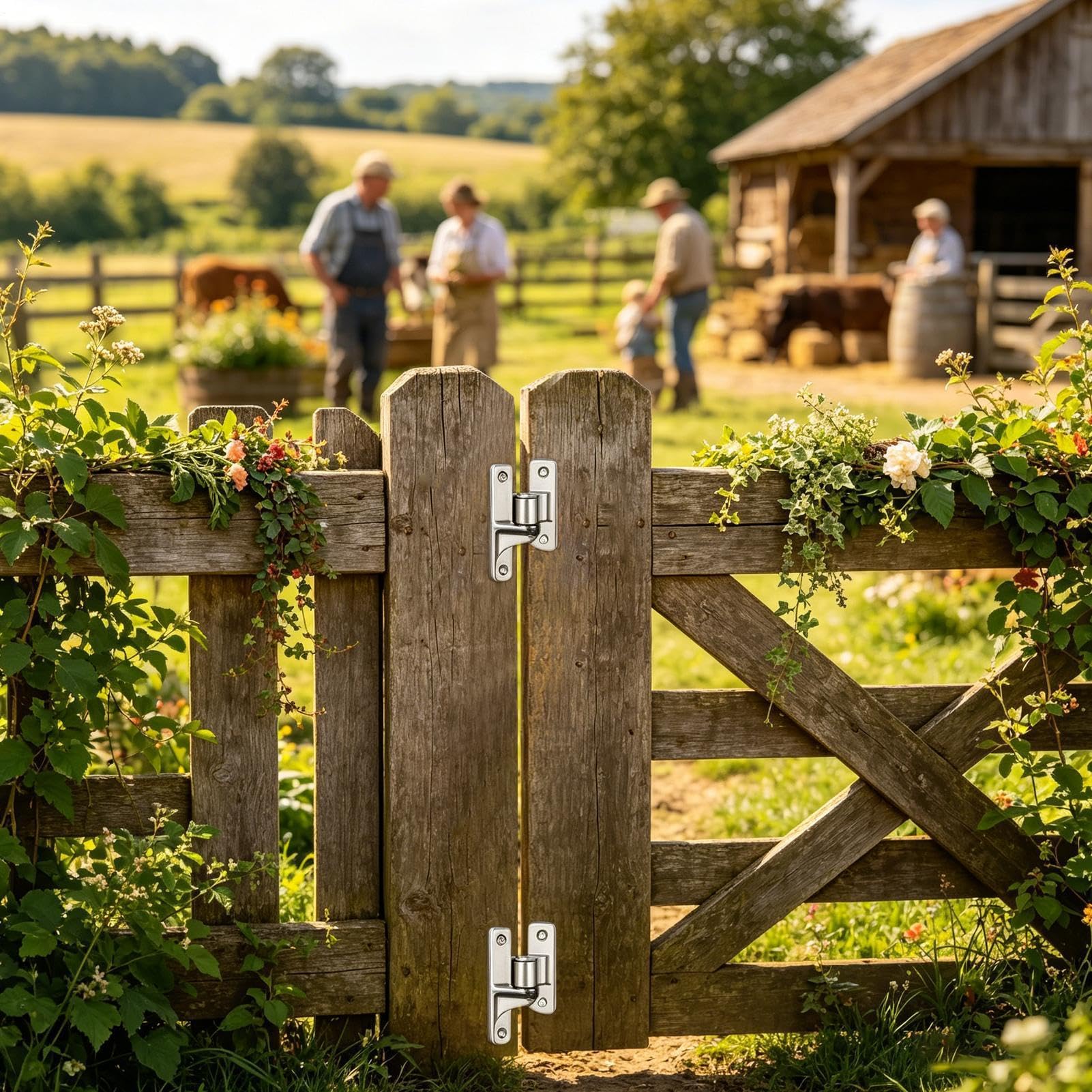 Scharniere für Außentore, Zubehör für landwirtschaftliche Türen | für Landwirte, Heimwerker, Hausbesitzer, Installateure, Ranch, Viehgehege,