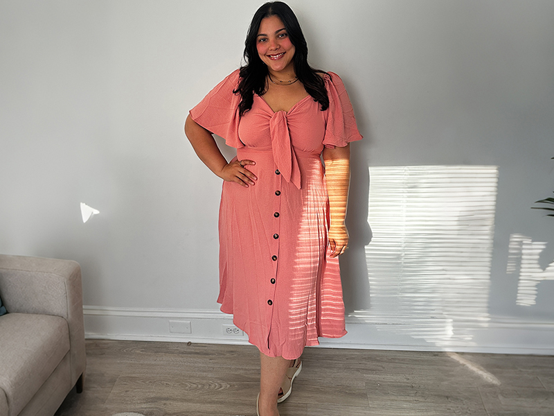 plus size brunch dress SCOMCHIC Summer Casual Midi Dresses Blue ssColor:Grey v neck neckline — Chocolate Brown Bridesmaid Dresses Size:18 US (45 EU)